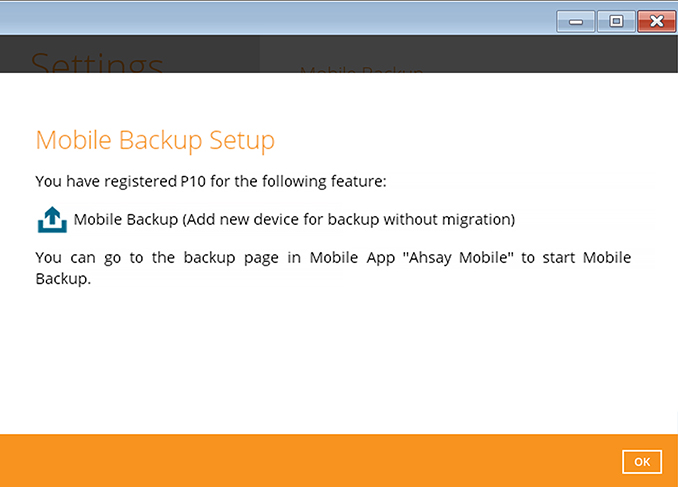 How to create a mobile backup on an Android device