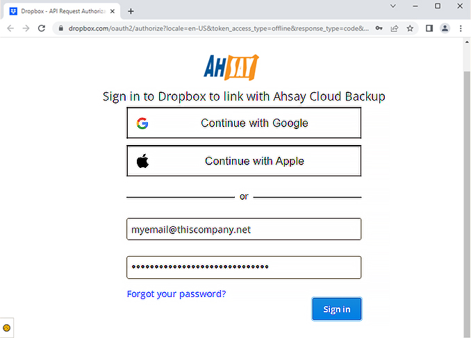 How to create a Dropbox cloud file backup