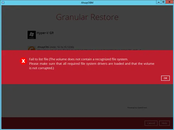 hyperv-granular-restore-error-failed-to-list-file-01.png