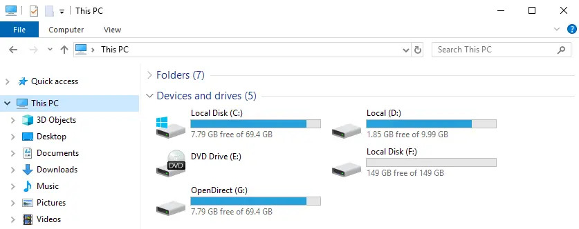 Windows File Explorer