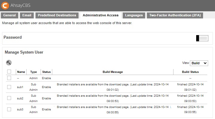 Finished Building Branded Installers