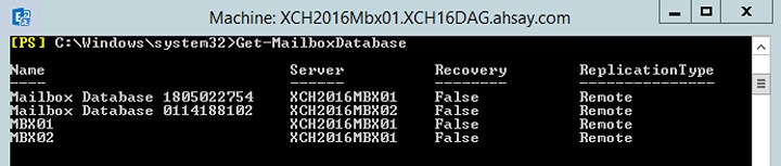 Exchange Management Shell