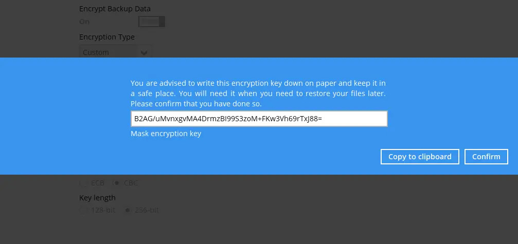 Encryption Key