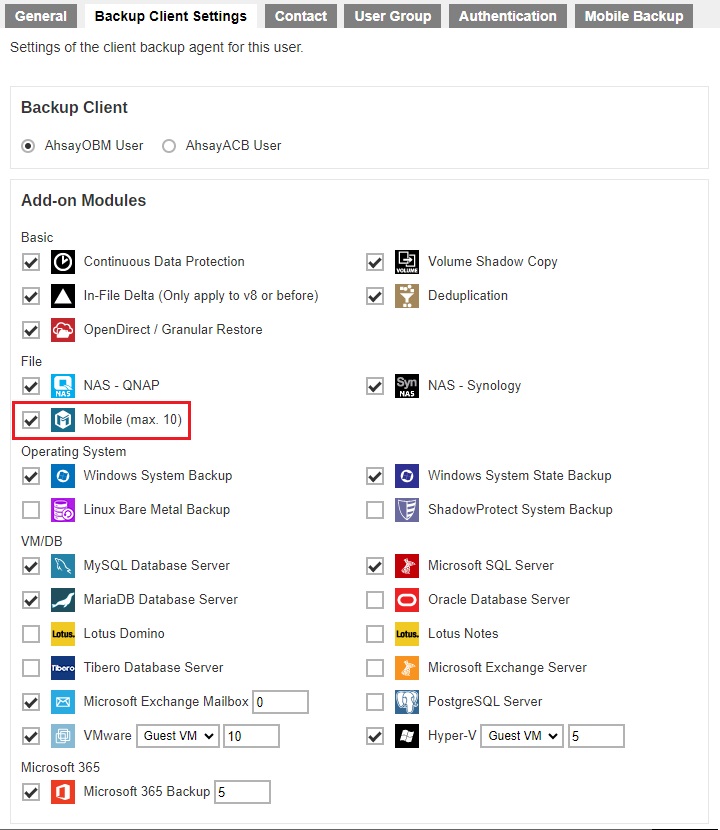 Mobile Add-on Module
