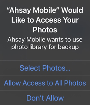 Photo Library Permission