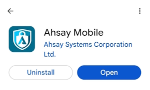Launch Ahsay Mobile App