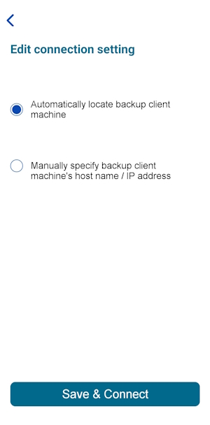 Automatically Locate Backup Client Machine