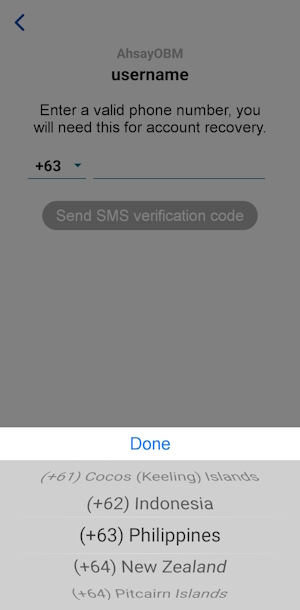 Set up recovery phone number