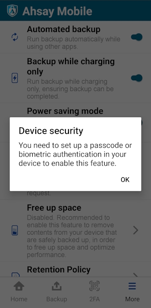 Enhanced security for 2FA