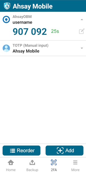 Log in with 2FA and passcode/biometrics