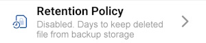 Retention Policy