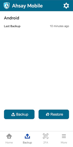 Migrate backup content