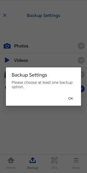Migrate backup content