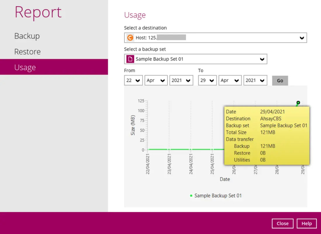Data Transfer Statistics