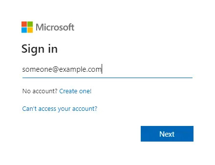 Microsoft Login