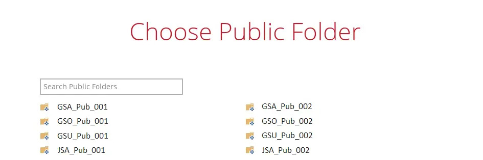 Alternate Public Folder