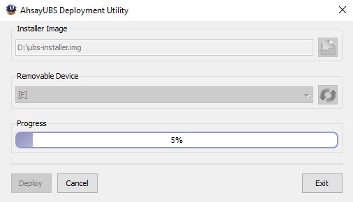 AhsayUBS Deployment Utility