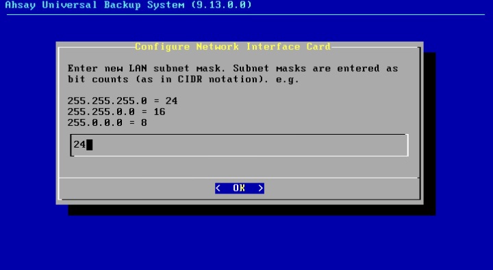 Network Settings Configuration