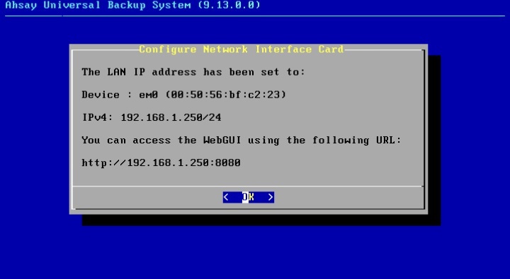 Network Settings Configuration