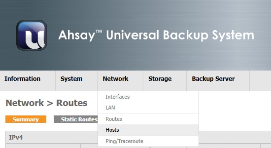 AhsayUBS WebAdmin