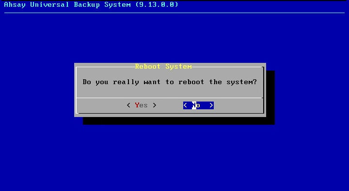 AhsayUBS System Management Console