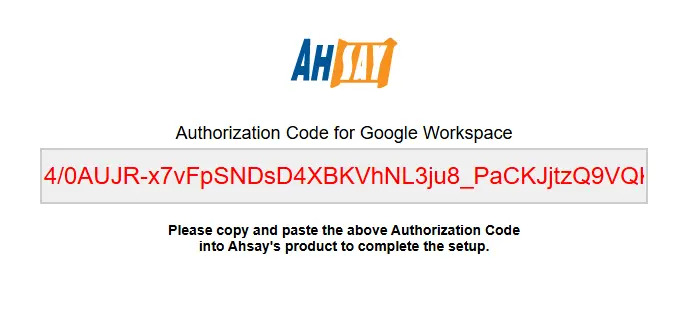 Authorization Code