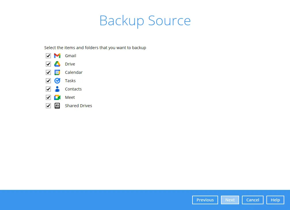 Backup Source