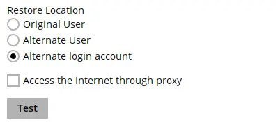 Alternate Login Account