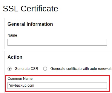SSL Certificate
