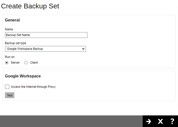 Backup Set for AhsayACB