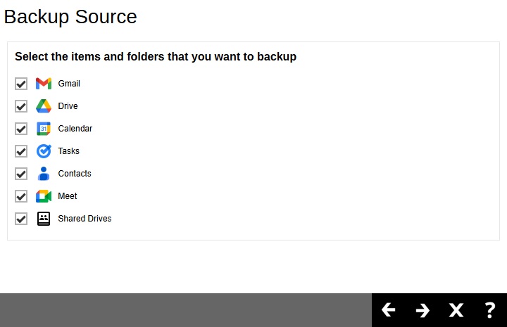 Backup Source for AhsayACB