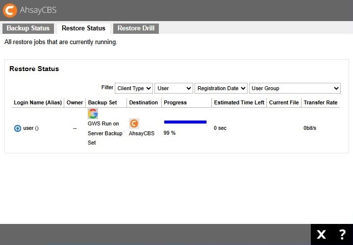 Restore Status in Live Activities