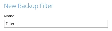 Filter Name