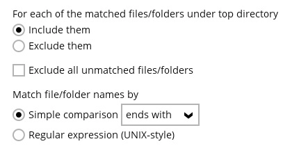 Filter Options