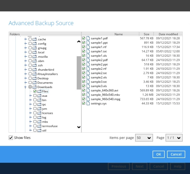 Advanced Backup Source for Linux (GUI)
