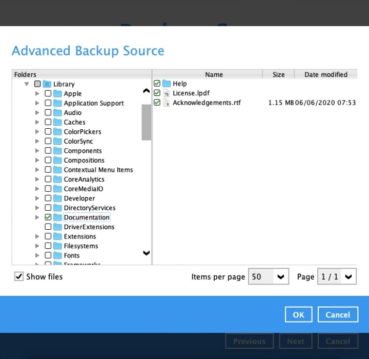 Advanced Backup Source for macOS