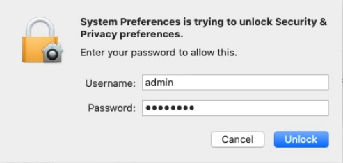 System Administrator Credentials