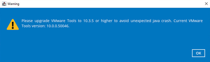 Upgrade VMware Tools